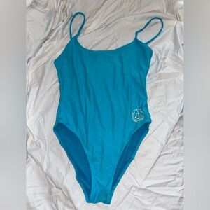 DIXXON Tiffany Blue One Piece Swimsuit Size Large